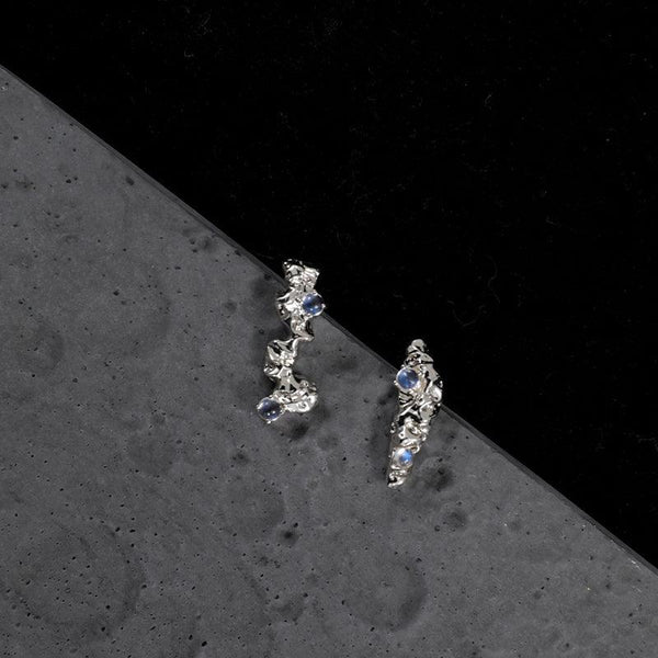 Asymmetric Meteorite Fragments Earrings - Chi'pau