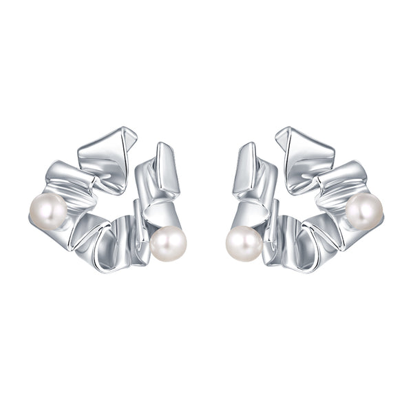 Geometric Folds Earrings