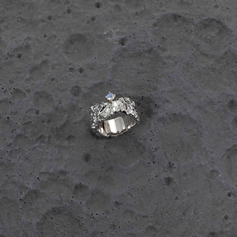 Meteorite Wide Ring