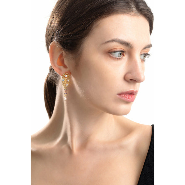 Loveweb Pearl Earrings