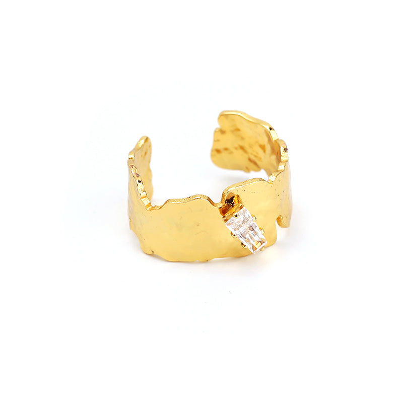 Textured Gold Ear Cuff/Ring