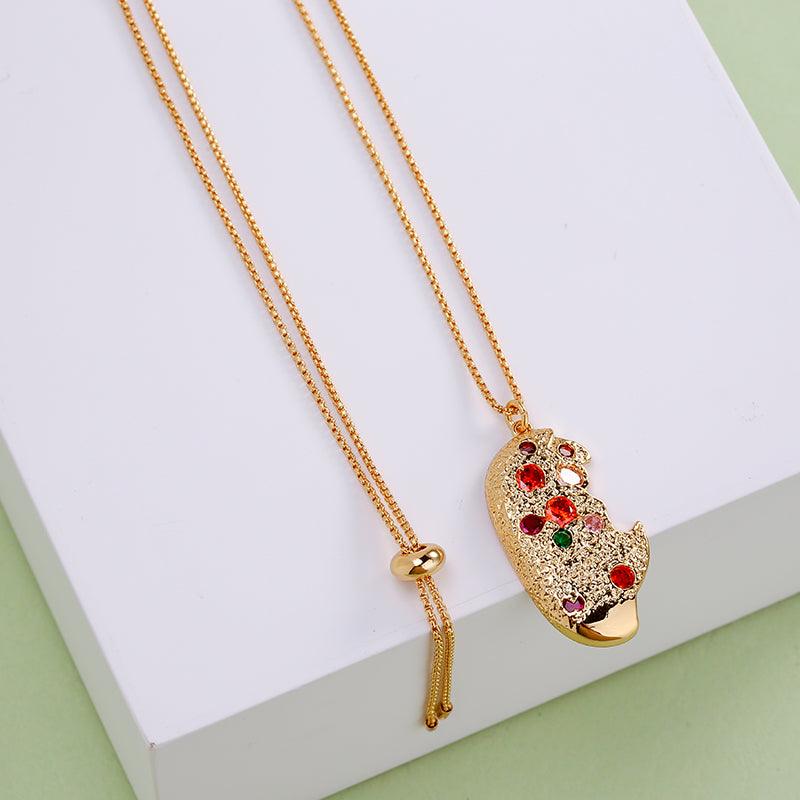 Colorful Gemstone Necklace - Chi'pau